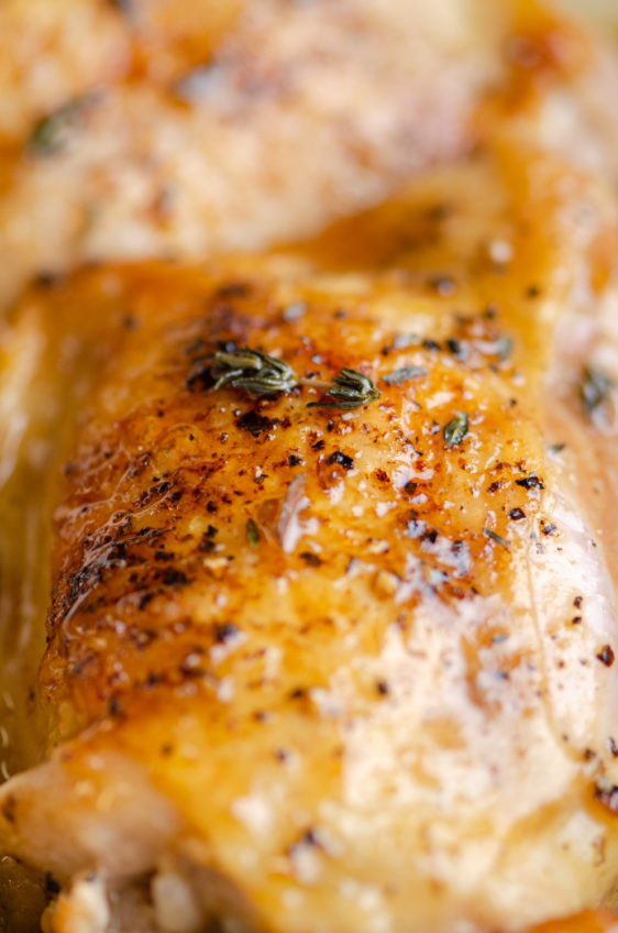 Baked Chicken with Mushrooms Recipe | Life's Ambrosia