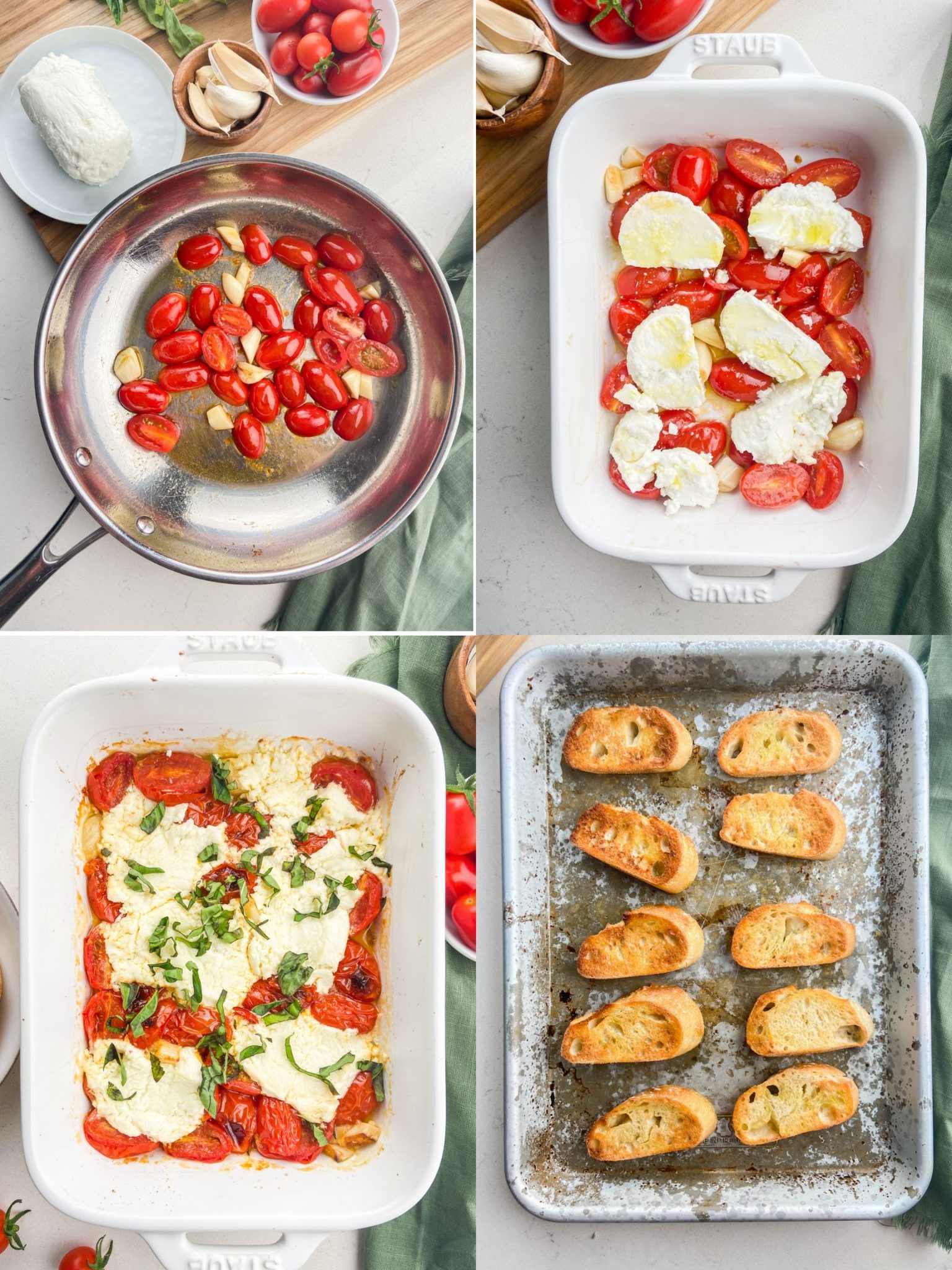 Baked Goat Cheese With Tomatoes Recipe | Life's Ambrosia