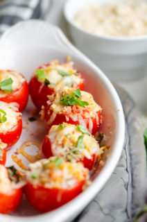 Baked Tomatoes Recipe | Stuffed Campari Tomatoes | Life's Ambrosia