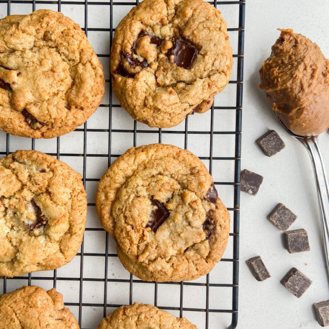 Biscoff and Dark Chocolate Chip Cookies Recipe | Life's Ambrosia