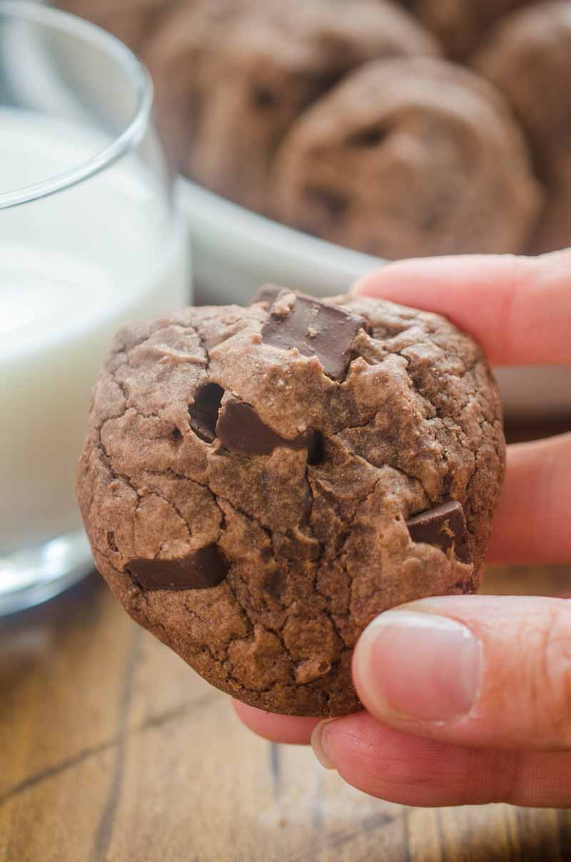 Brownie Mix Cookies Recipe Easy Brownie Cookies Lifes Ambrosia