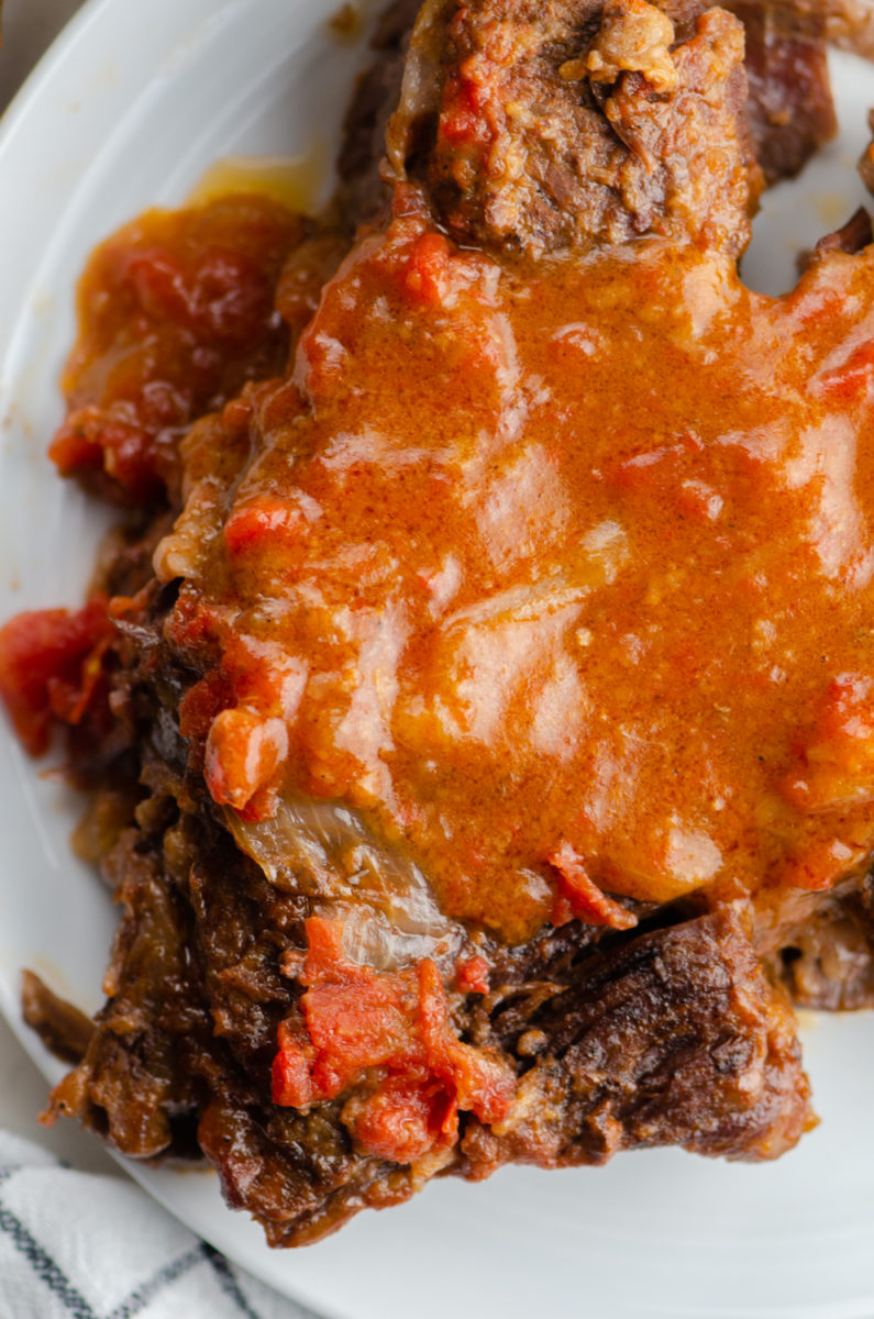 Cajun Pot Roast with Tomato Gravy - Life's Ambrosia