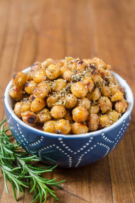 Crispy Chickpeas with Rosemary - Life's Ambrosia