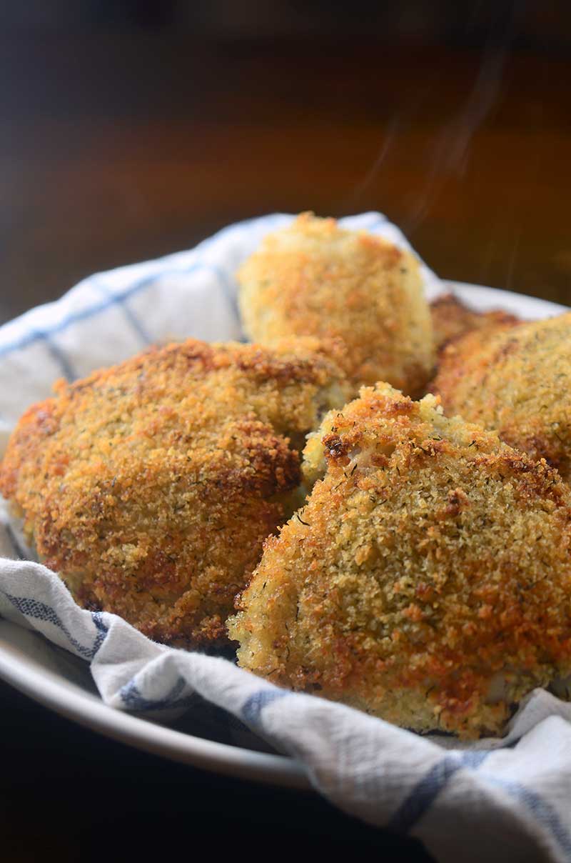 Dill Brined Oven Fried Chicken - Life's Ambrosia