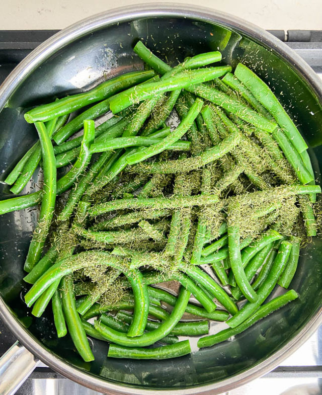 Sauteéd Dill Green Beans Recipe | Life's Ambrosia