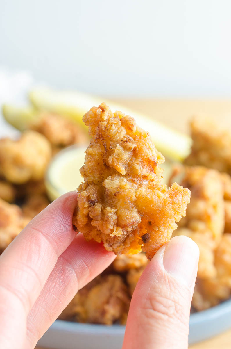 Popcorn Chicken Recipe | Dill Pickle Popcorn Chicken | Life's Ambrosia