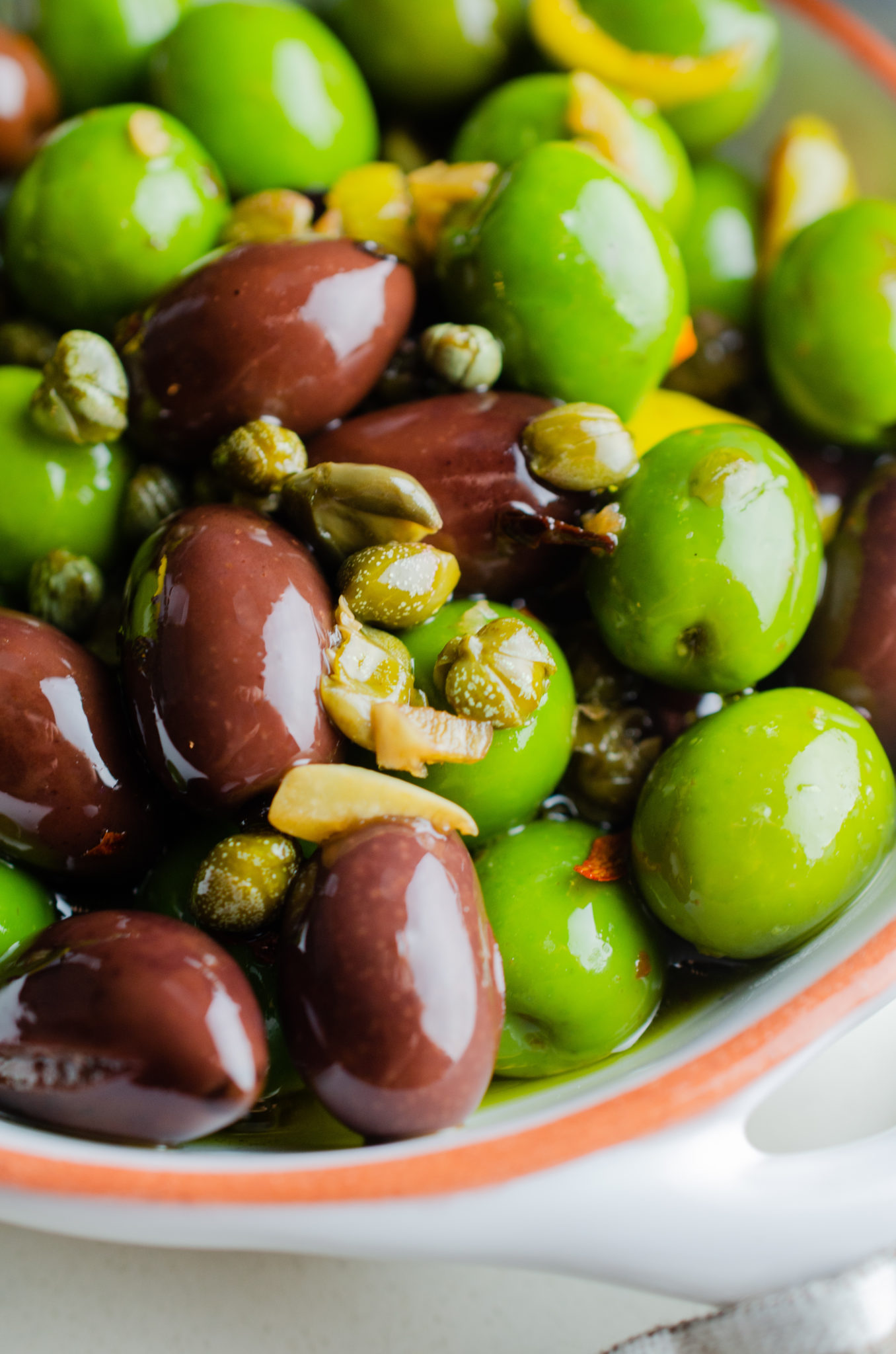 Marinated Olives Recipe | Warm Marinated Olives | Life's Ambrosia