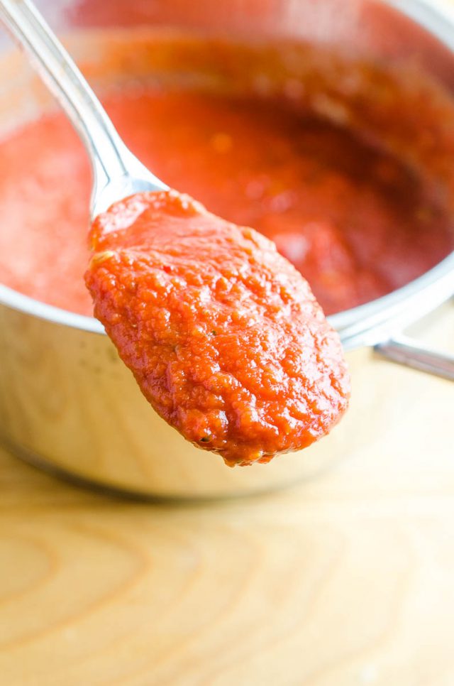 Easy Pizza Sauce Recipe - Homemade Pizza Sauce - Life's Ambrosia