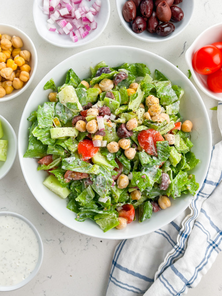 Greek Chopped Salad - Life's Ambrosia