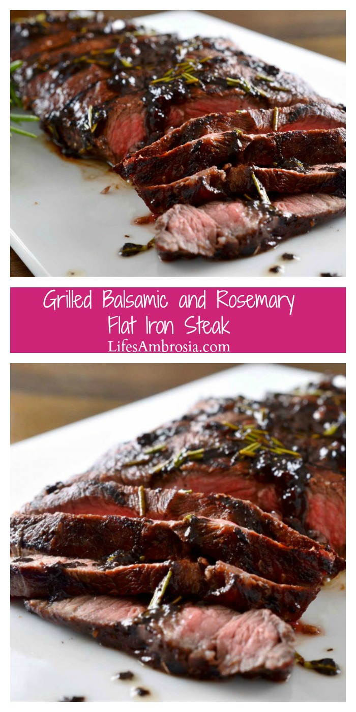 Flat Iron Steak with Balsamic Sauce Recipe | Life's Ambrosia