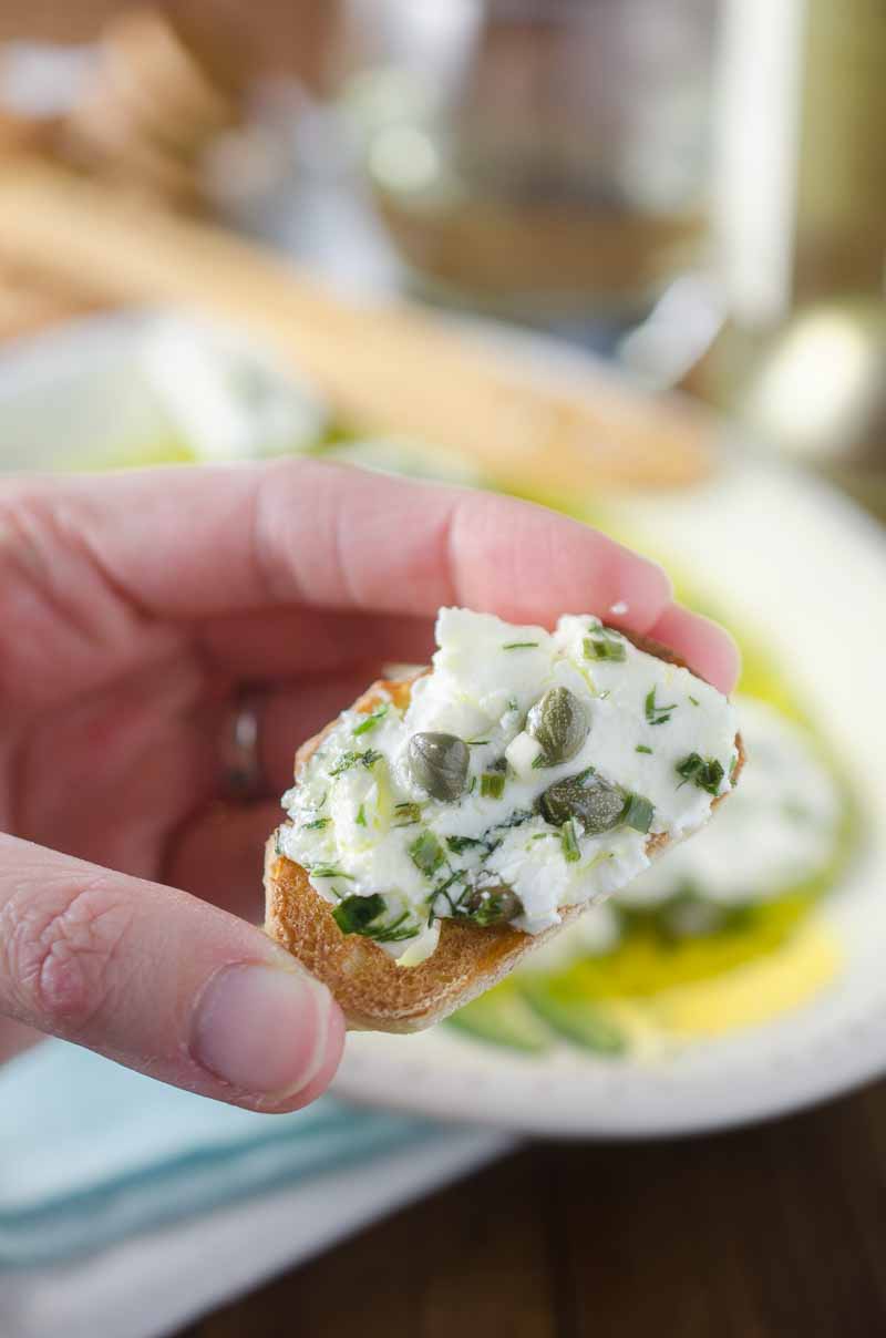 Herb Marinated Goat Cheese