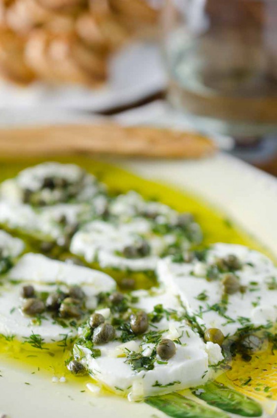 Herb Marinated Goat Cheese