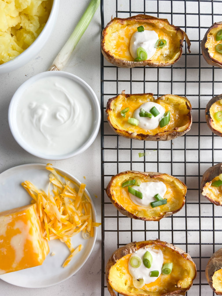 Homemade Baked Potato Skins Recipe | Life's Ambrosia