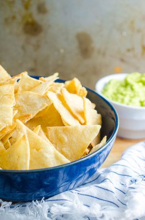 Homemade Tortilla Chips | Baked Tortilla Chips | Life's Ambrosia