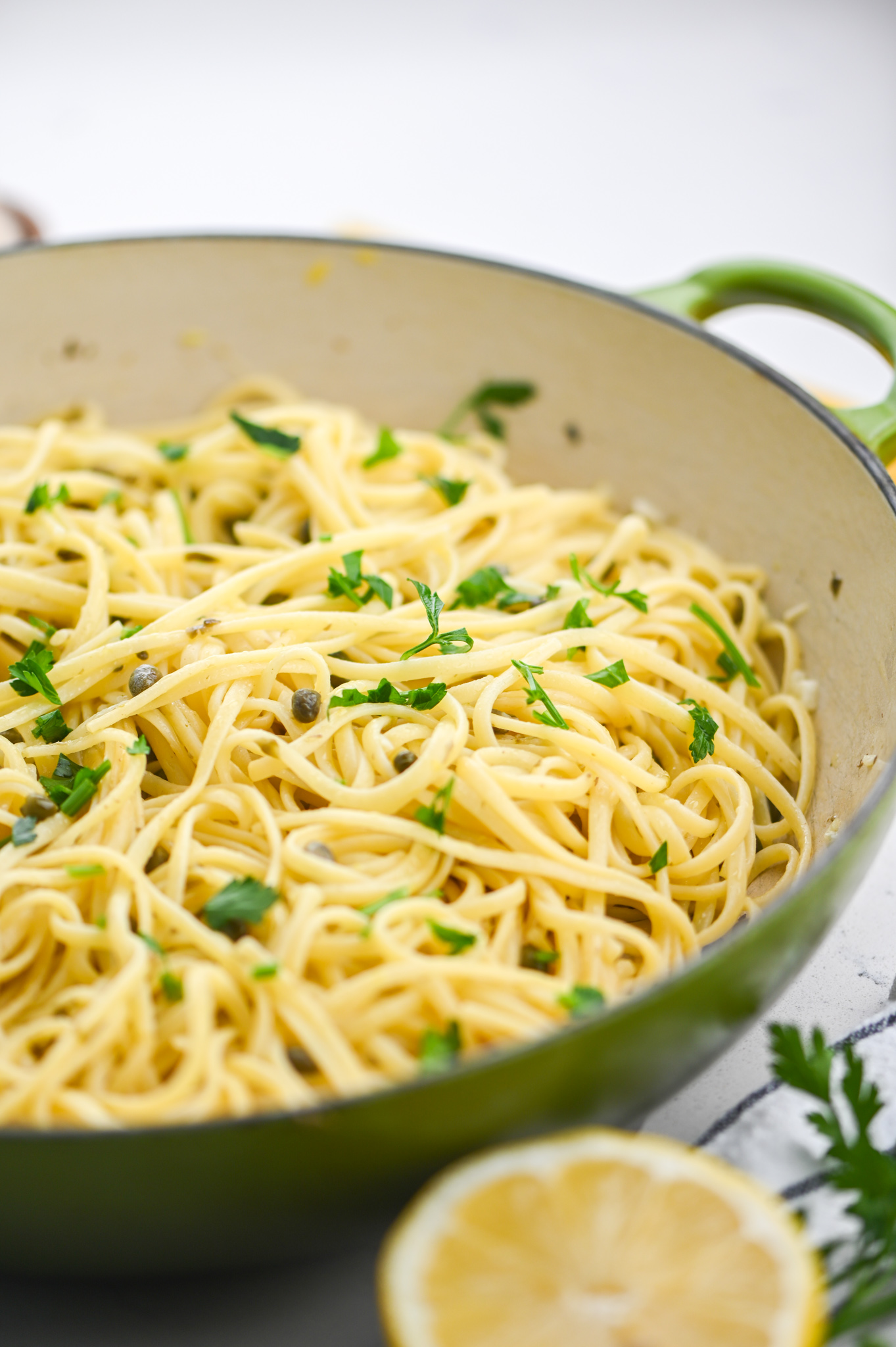 Lemon Caper Pasta Recipe Lifes Ambrosia 2171