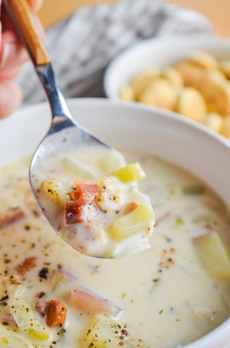 Creamy New England Clam Chowder Recipe | Life's Ambrosia