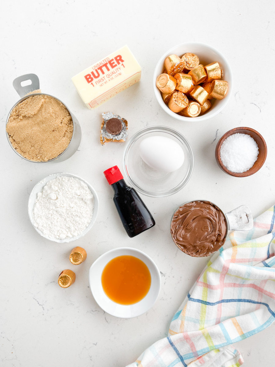 Nutella Rolo Blondie Ingredients 