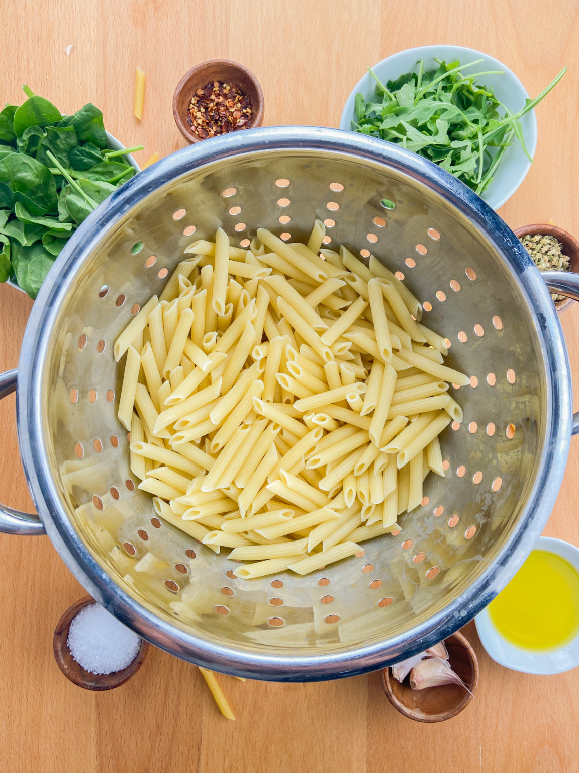 Sausage Arugula and Spinach Pasta Recipe Life's Ambrosia