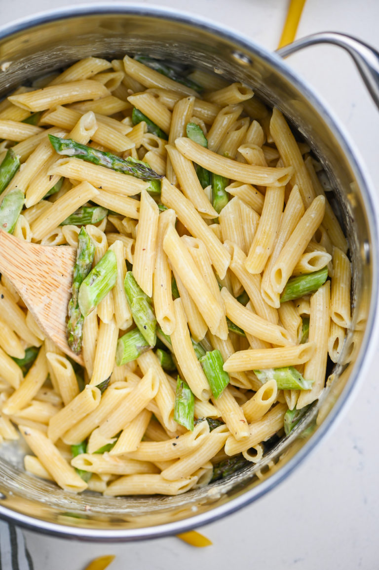 Roasted Asparagus Pasta - Life's Ambrosia