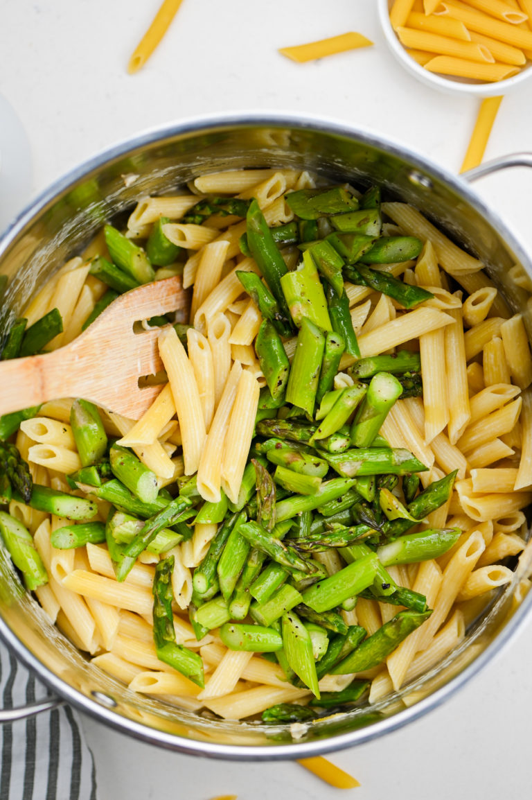 Roasted Asparagus Pasta - Life's Ambrosia