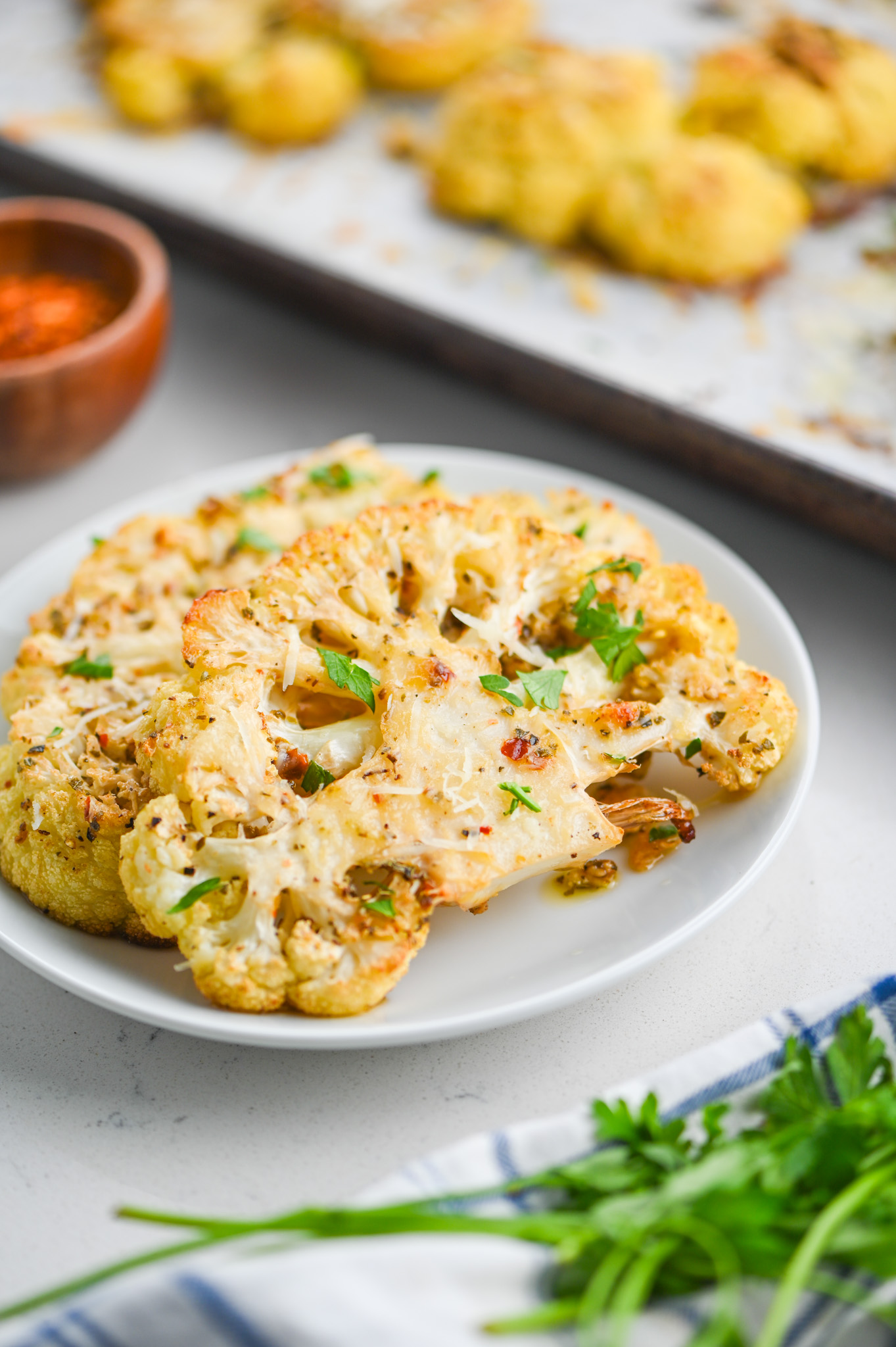 Roasted Cauliflower Steaks Recipe | Life's Ambrosia