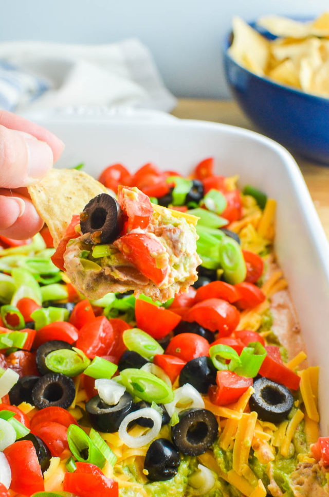 Classic Seven Layer Taco Dip Recipe | Life's Ambrosia