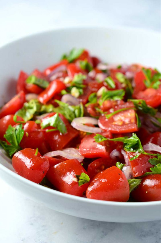 Simple Summer Tomato Salad - Life's Ambrosia