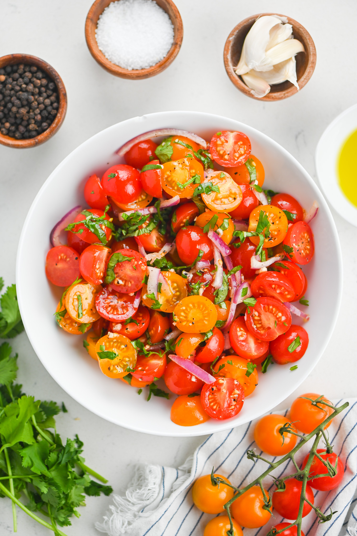 Simple Summer Tomato Salad - Life's Ambrosia