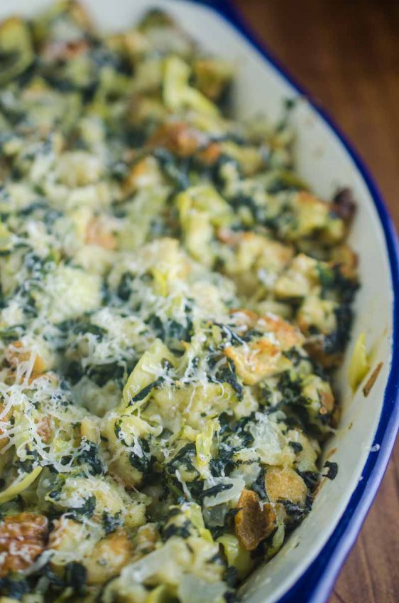 Spinach Artichoke Stuffing - Life's Ambrosia