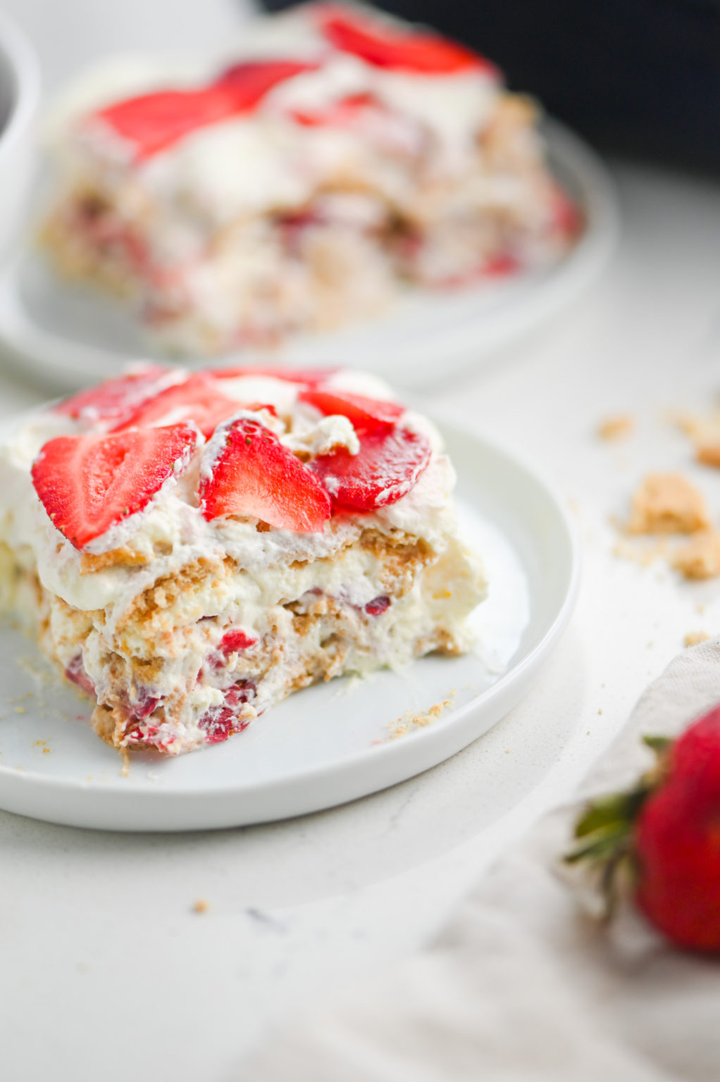 Strawberry Icebox Cake Recipe | Life's Ambrosia