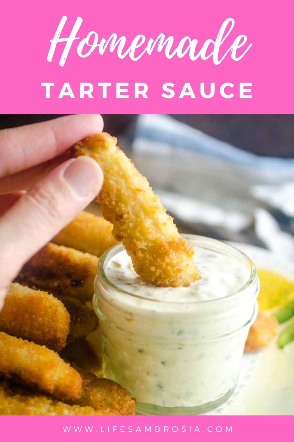 Homemade Tartar Sauce Recipe with Capers Life's Ambrosia