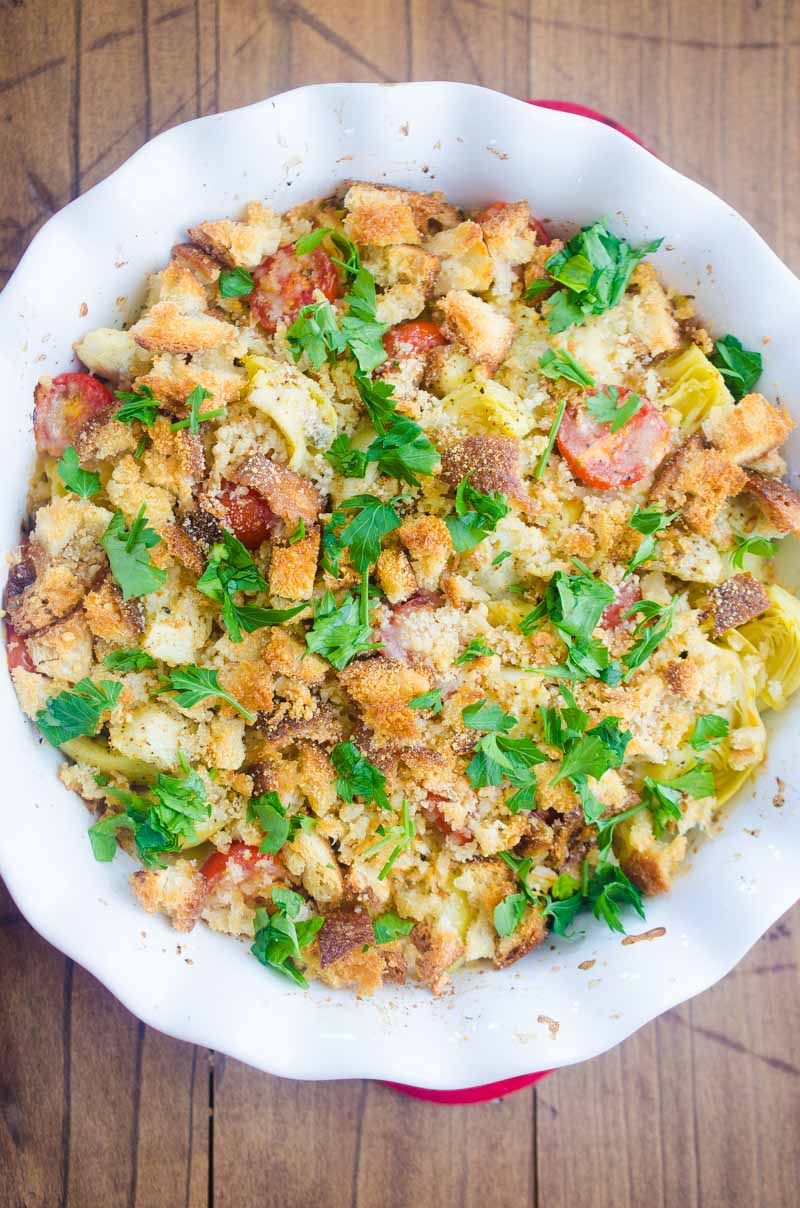 Tomato Artichoke Bake - Life's Ambrosia