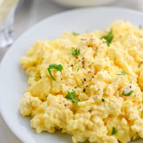 Truffle Scrambled Eggs - Life's Ambrosia