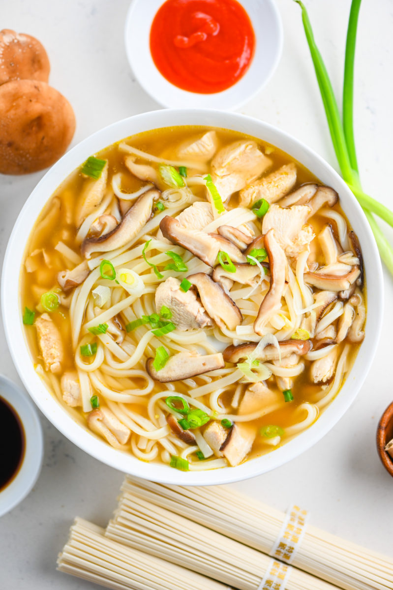 Chicken Udon Soup - Life's Ambrosia