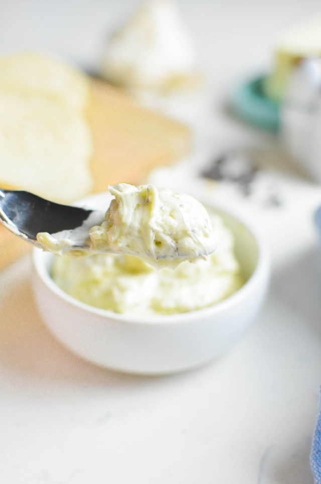 Whipped Butter with Garlic and Pepper Recipe | Life's Ambrosia