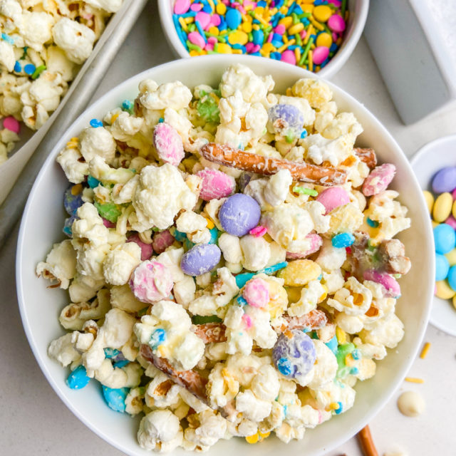 White Chocolate Popcorn (Easter Mix) | Life's Ambrosia