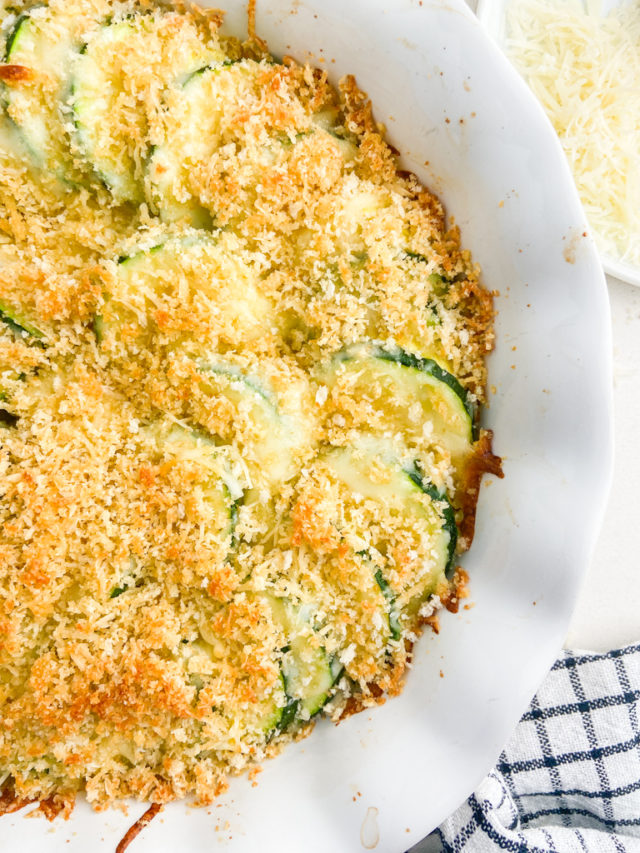 Zucchini and Yellow Squash Casserole Recipe | Life's Ambrosia