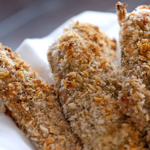 Crispy Dill and Garlic Chicken Tenders - Life's Ambrosia