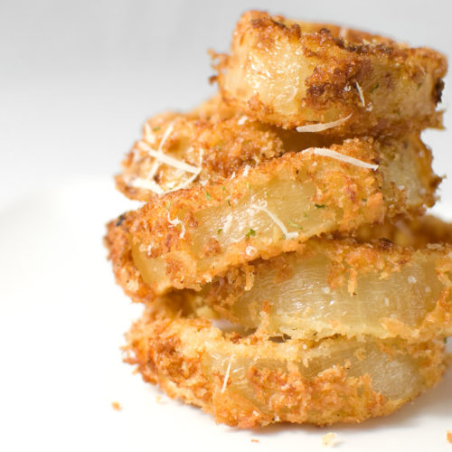 Crispy Parmesan Onion Rings - Life's Ambrosia