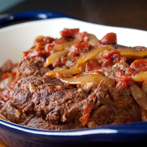 Spiced Slow Cooker Pot Roast with Tomatoes - Life's Ambrosia